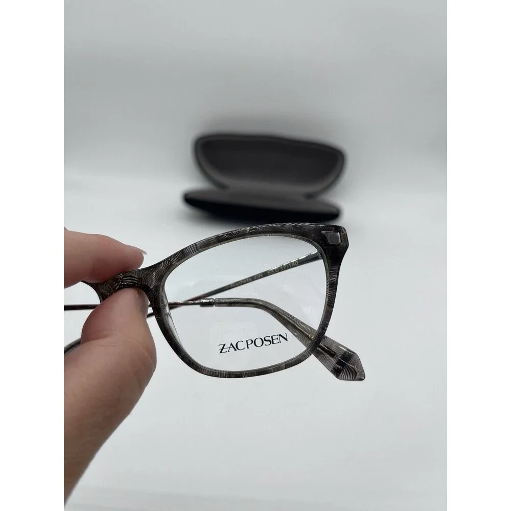 ZAC POSEN RASHIDA CAT EYE UNIQUE DESIGN HANDMADE MODERN EYEGLASS FRAME/EYEWEAR